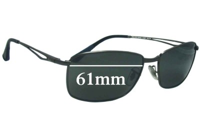 Ray Ban RB3501 Replacement Sunglass Lenses - 61mm Wide 