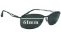 Sunglass Fix Replacement Lenses for Ray Ban RB3501 - 61mm Wide 