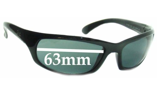 Sunglass Fix Replacement Lenses for Ray Ban RB4026 Shot Square - 63mm Wide 