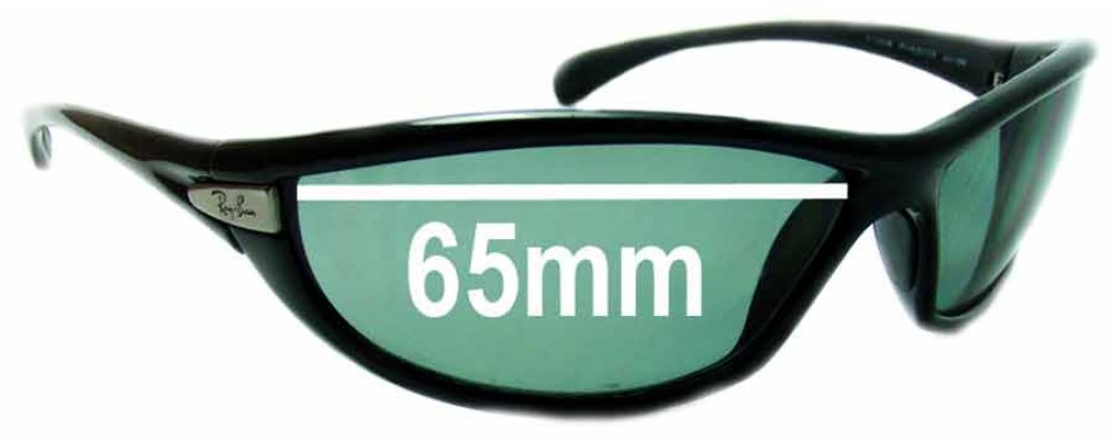 Sunglass Fix Replacement Lenses for Ray Ban RB4038 PS Hunter - 65mm Wide