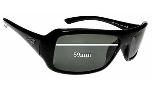 Sunglass Fix Lentes de Repuesto para Ray-Ban RB4073 - 59mm Wide 