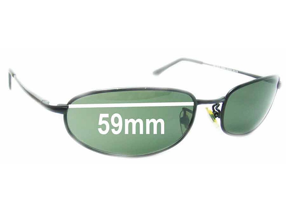 Sunglass Fix Lentes de Repuesto para Ray-Ban RB8020 Orbs - 59mm Wide Sunglass Fix Lentes de Repuesto para Ray-Ban RB8020 Orbs - 59mm Wide