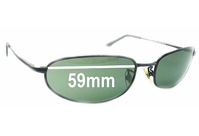Ray-Ban RB8020 Orbs Verres de Remplacement 59mm wide 