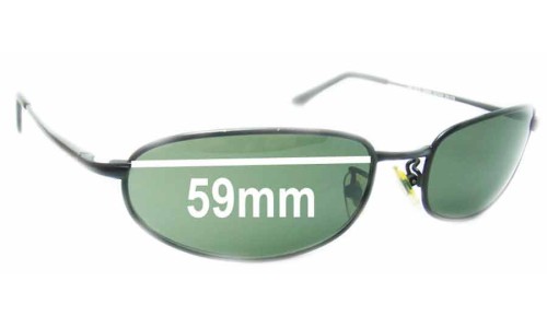 Sunglass Fix Replacement Lenses for Ray Ban RB8020 Orbs - 59mm Wide 