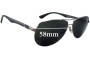 Sunglass Fix Replacement Lenses for Ray Ban RB8313 Tech - 58mm Wide 