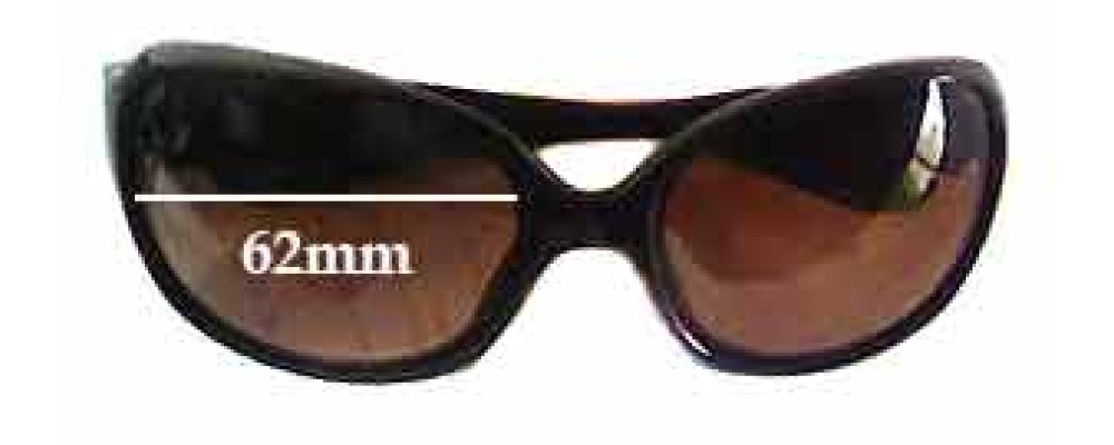 Sunglass Fix Replacement Lenses for Ray Ban RB9022 - 62mm Wide
