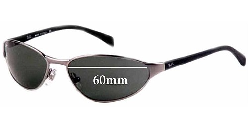 Ray-Ban B&L W2968 60mm Replacement Lenses
