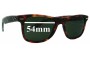 Sunglass Fix Replacement Lenses for Ray Ban RB2037 Wayfarer - 54mm Wide 