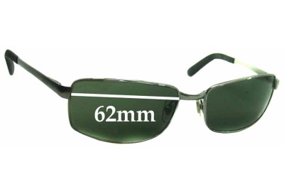 Ray Ban RB3194 Replacement Lenses 62mm wide 