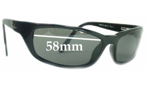 Sunglass Fix Replacement Lenses for Ray Ban RB4034 - 58mm Wide 