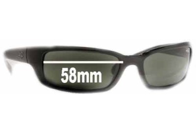 Ray Ban RB4037 Shot Extreme Replacement Lenses 58mm wide 