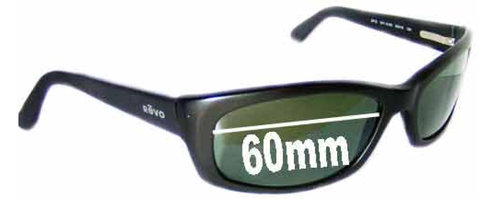 Sunglass Fix Replacement Lenses for Revo RE2013 - 60mm Wide