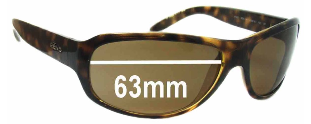 Sunglass Fix Replacement Lenses for Revo 4025 - 63mm Wide