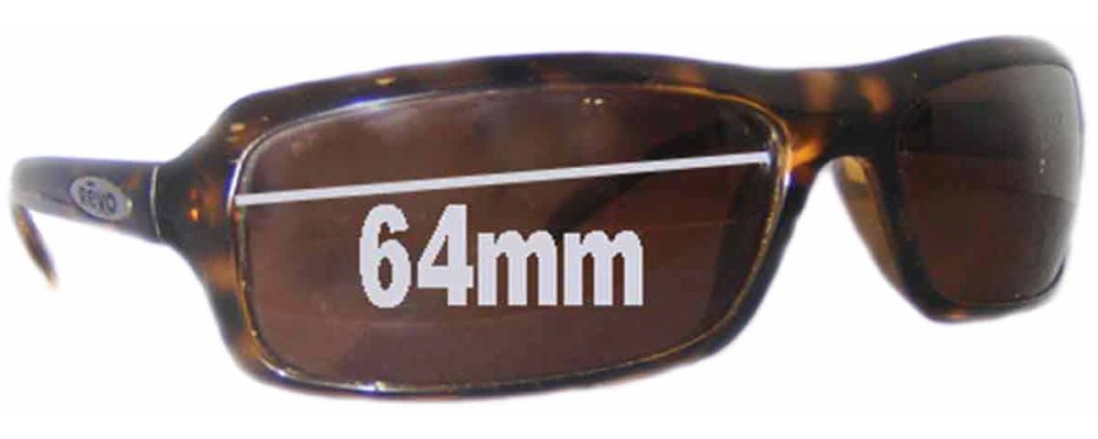 Sunglass Fix Replacement Lenses for Revo 4031 - 64mm Wide