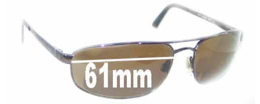 Sunglass Fix Replacement Lenses for Revo 3014 - 61mm Wide