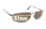 Sunglass Fix Replacement Lenses for Revo 3014 - 61mm Wide 