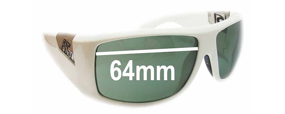 Sunglass Fix Replacement Lenses for Rip Curl Phantoms - 64mm Wide