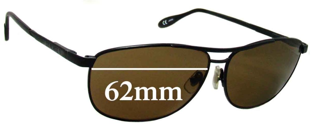 Sunglass Fix Replacement Lenses for Serengeti Large Aviator - 62mm Wide