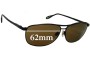 Sunglass Fix Replacement Lenses for Serengeti Large Aviator - 62mm Wide 