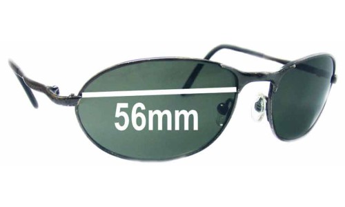 Sunglass Fix Replacement Lenses for Serengeti Hurikanu - 56mm Wide 