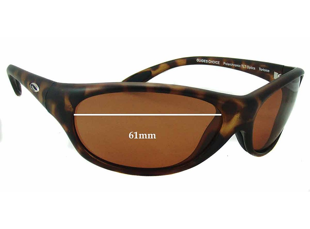 Sunglass Fix Ersatzgläser für Smith Guides Choice - 61mm Wide Sunglass Fix Ersatzgläser für Smith Guides Choice - 61mm Wide
