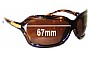 Sunglass Fix Replacement Lenses for Smith Melrose - 67mm Wide 