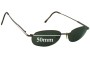 Sunglass Fix Lentilles de Remplacement pour Specsavers Baron - 50mm Wide 