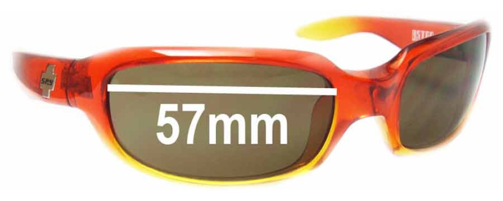 Sunglass Fix Replacement Lenses for Spy Optic Astro - 57mm Wide