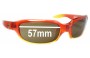 Sunglass Fix Replacement Lenses for Spy Optic Astro - 57mm Wide 