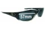 Sunglass Fix Replacement Lenses for Spy Optic Curtis - 57mm Wide 