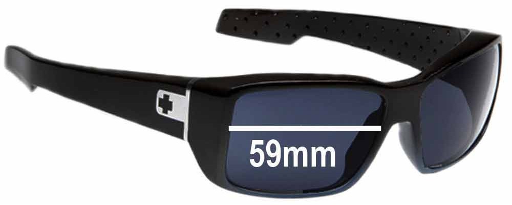Sunglass Fix Replacement Lenses for Spy Optic MC2 - 59mm Wide