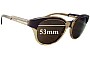 Sunglass Fix Replacement Lenses for Stella McCartney SM4030 - 53mm Wide 