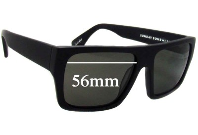  Sunglass Fix Replacement Lenses for Sunday Somewhere MBP - 56mm Wide 