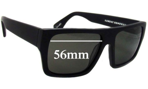 Sunglass Fix Replacement Lenses for Sunday Somewhere MBP - 56mm Wide 