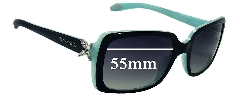 Sunglass Fix Replacement Lenses for Tiffany & Co TF 4047-B - 55mm Wide