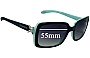 Sunglass Fix Replacement Lenses for Tiffany & Co TF 4047-B - 55mm Wide 