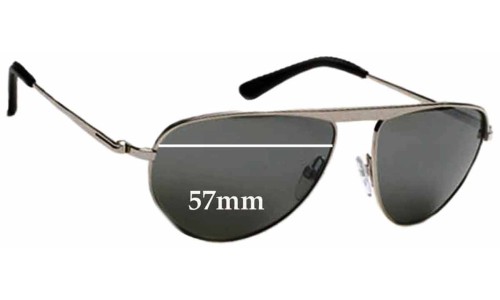 Sunglass Fix Replacement Lenses for Tom Ford James Bond 007 TF108 - 57mm Wide 