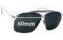 Sunglass Fix Replacement Lenses for Tom Ford Felix TF194 - 60mm Wide 