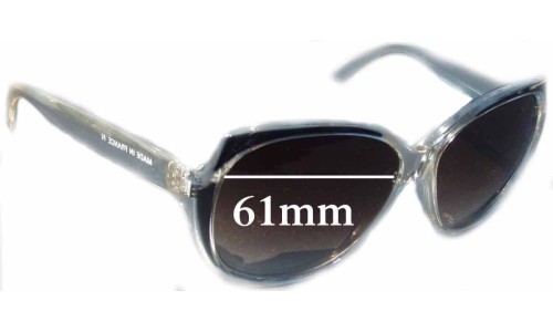 Sunglass Fix Replacement Lenses for Unbranded Unidentified - 61mm Wide 