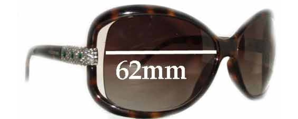 Sunglass Fix Replacement Lenses for Valentino 5559-S - 62mm Wide