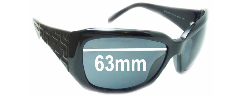 Sunglass Fix Replacement Lenses for Versace MOD 4049 - 63mm Wide