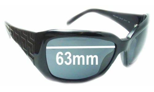 Sunglass Fix Replacement Lenses for Versace MOD 4049 - 63mm Wide 