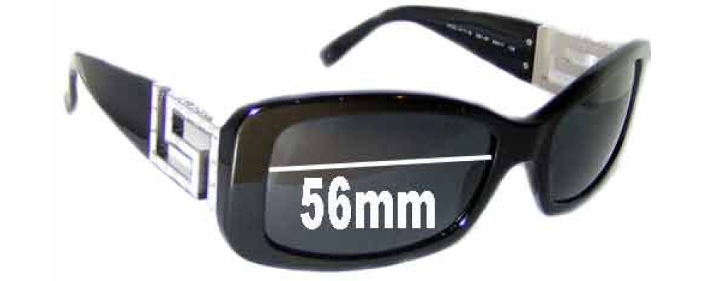 Sunglass Fix Replacement Lenses for Versace MOD 4111 - 56mm Wide