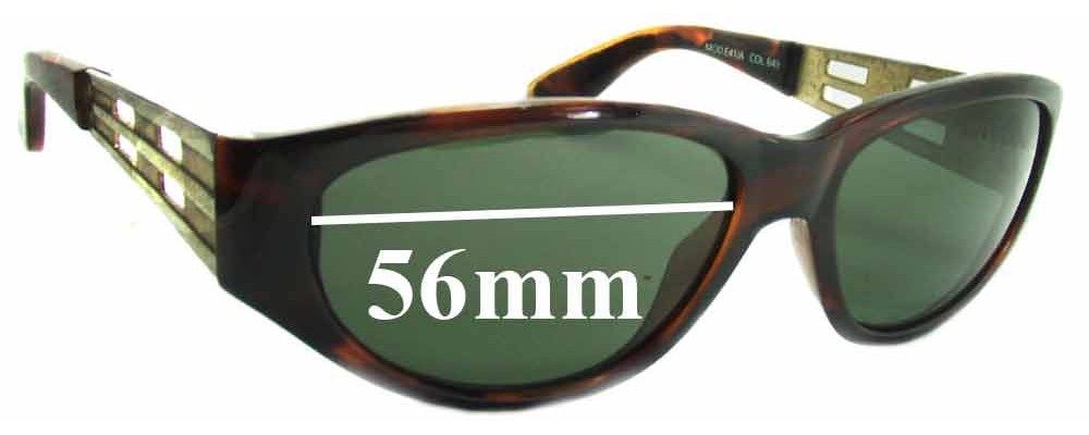 Sunglass Fix Replacement Lenses for Versace MOD E41A - 56mm Wide