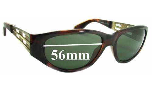 Sunglass Fix Replacement Lenses for Versace MOD E41A - 56mm Wide 