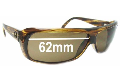 Von Zipper Monza Replacement Sunglass Lenses - 62mm Wide 