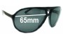 Sunglass Fix Replacement Lenses for Von Zipper Telly - 65mm Wide 