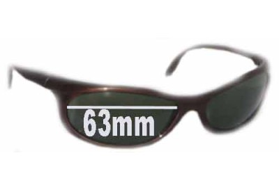 Vuarnet REF116 Replacement Lenses 63mm wide 