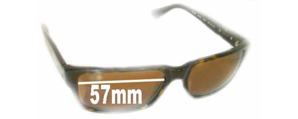 Sunglass Fix Replacement Lenses for Wayne Cooper WC982 - 57mm Wide