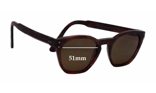 Ahlem Eyewear Montorgueil New Sunglass Lenses - 51mm wide 